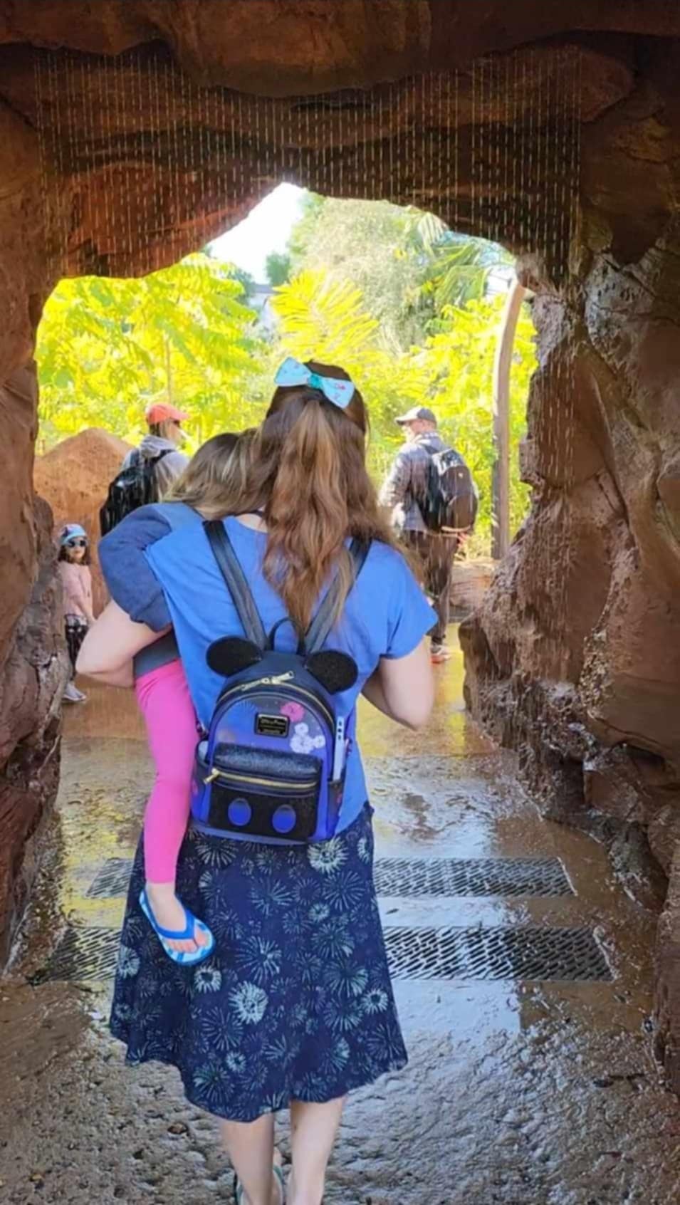 Walking through journey of water in Epcot