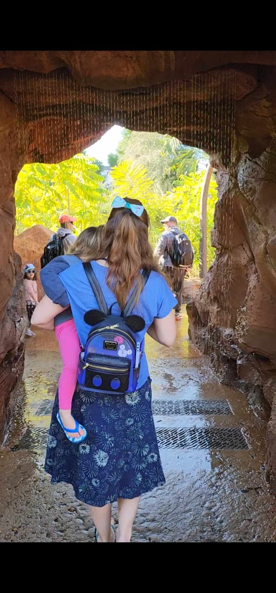 walking through journey of water
