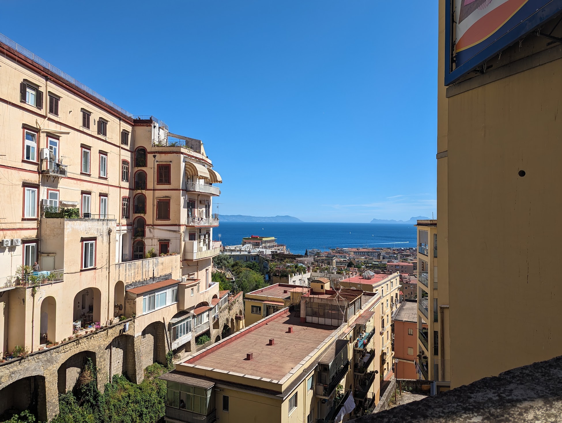 View form our Naples booking.com rental