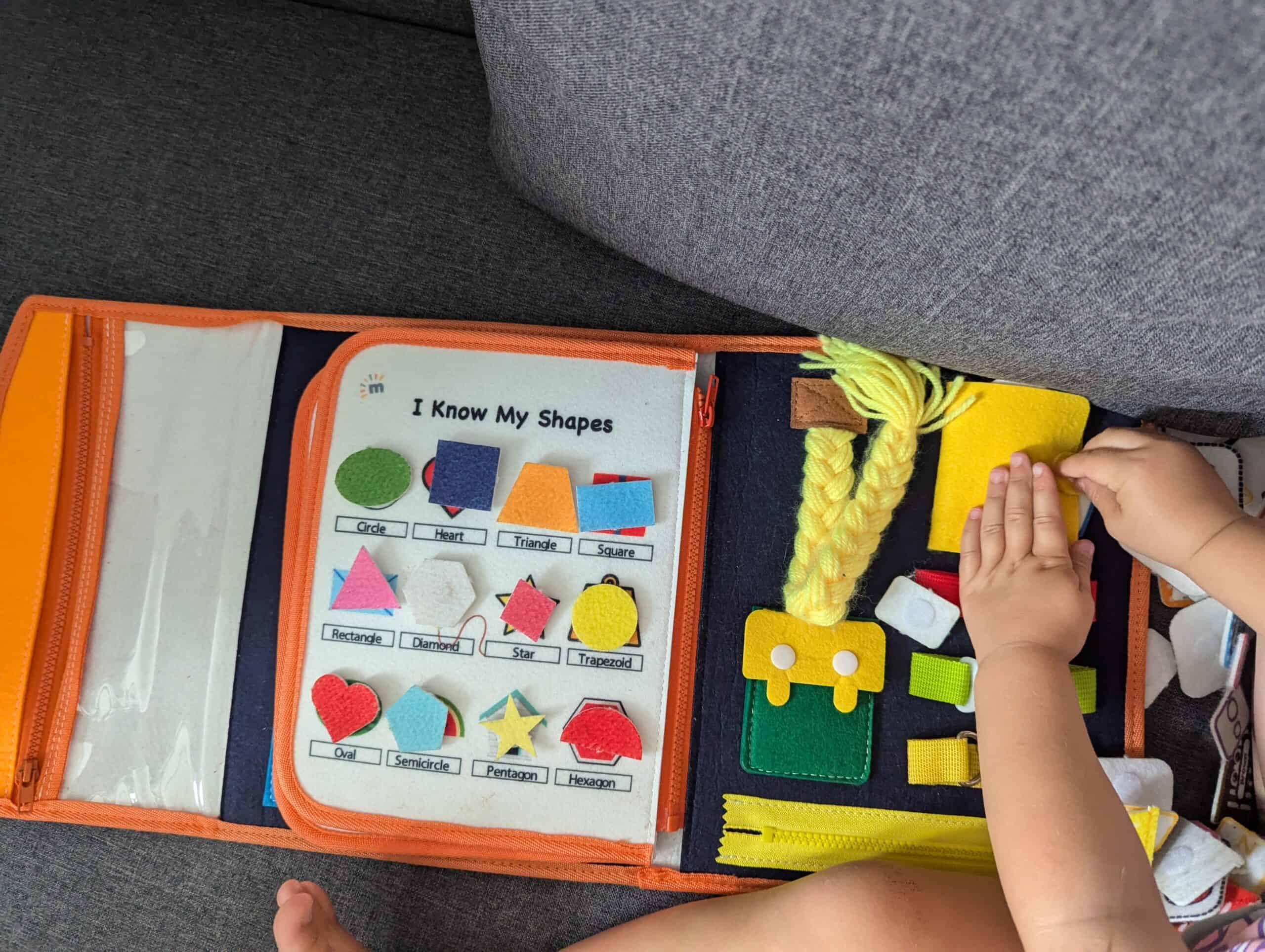 Inside of the activity book