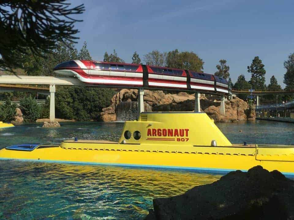 Monorail over the Nemo ride